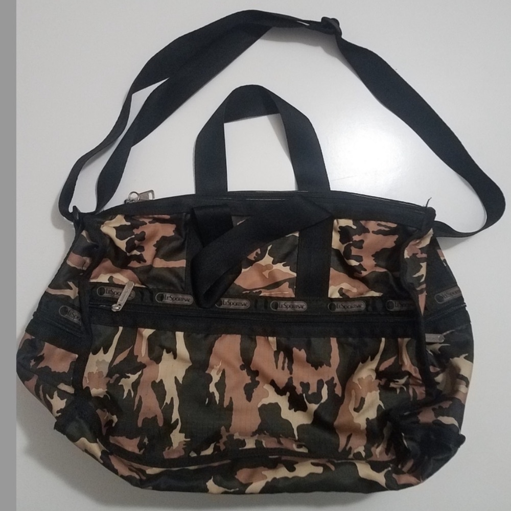 Lesportsac Camo Duffle Bag